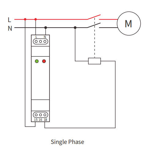 EKR8-7 relais de protection de tension à séquence de phases