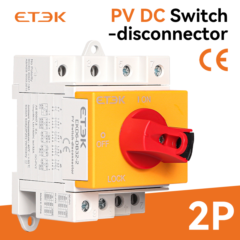 Solar Electrical DC Isolator Switch, Enclosed DC Disconnect Switch - ETEK  Electric