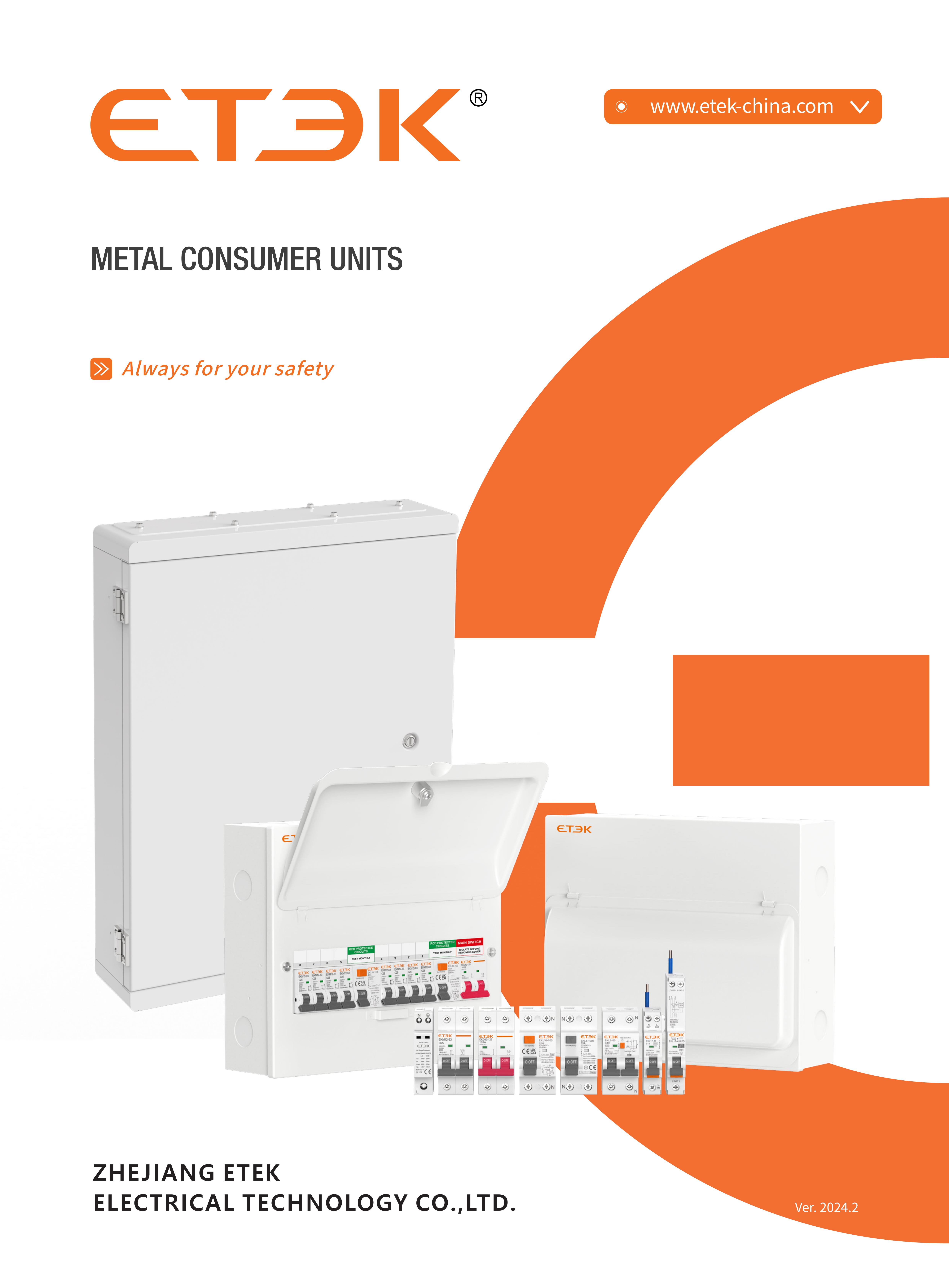 ETEK Metal Consumer Units